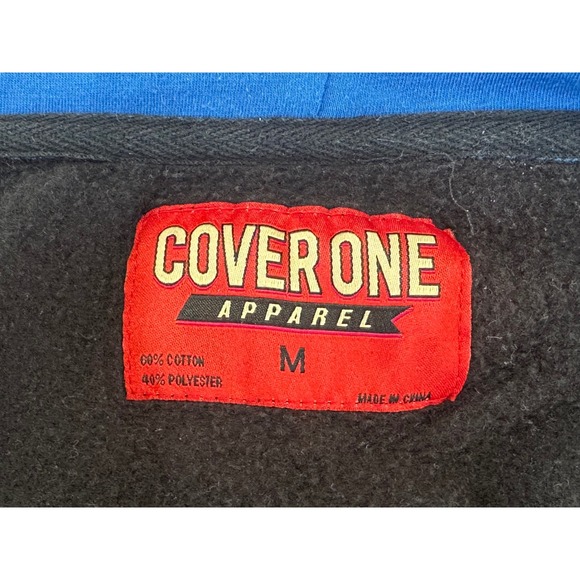 Cover One Duke Blue Devils Hoodie Mens Medium Black Full Zip NCAA Sweatshirt - Picture 6 of 7